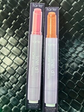 tarte Maracuja Juicy Lip Vinyl — Coral Pink & Shimmery Orange